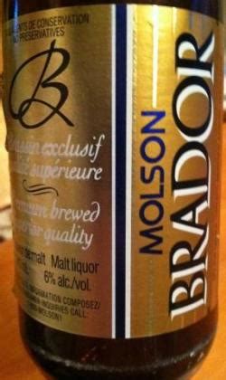 does molson still make brador.